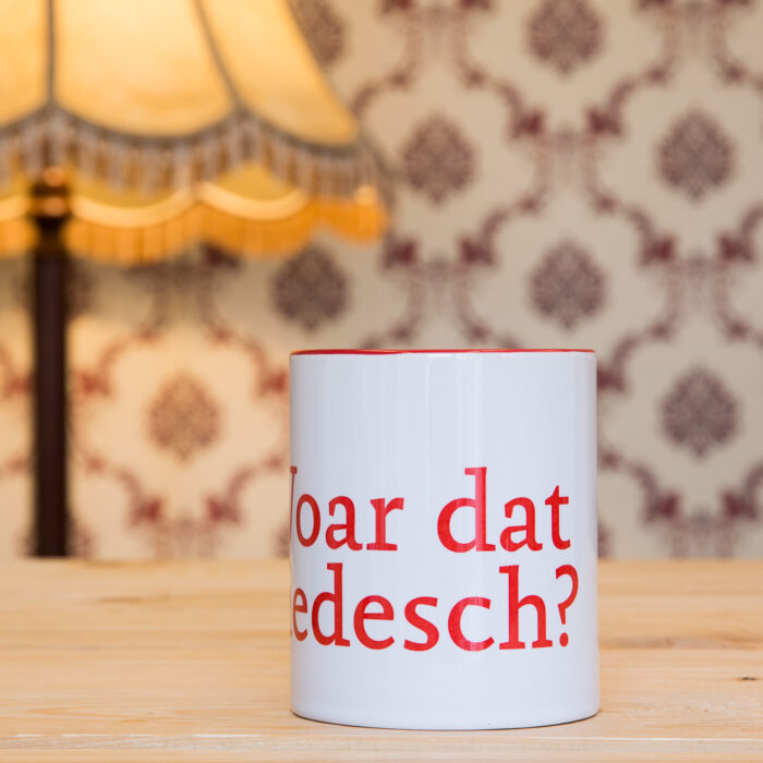 Woar dat niedesch?Fein eefler Tass op eefler Platt. – Bild 2