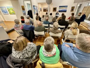 Gut besuchte Lesung von Paul Bies in der Galerie AUgerde in Daun